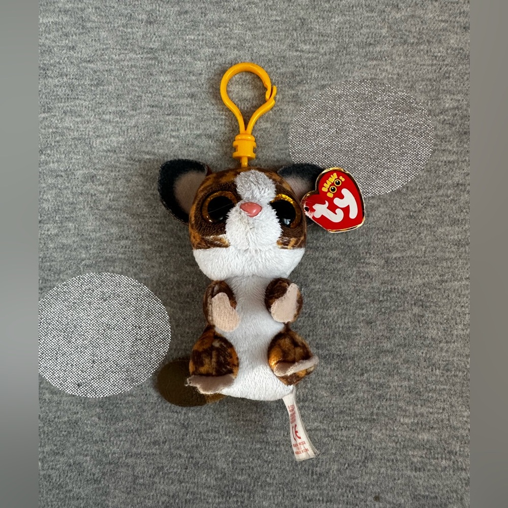 5 for $15! TY Beanie Boos Binky Keychain